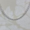 18 inch silver trace chain necklace.