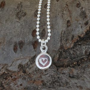 Heart Pebble Necklace
