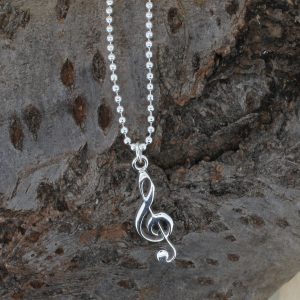 Treble Clef Necklace