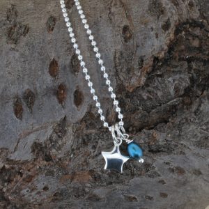 Star & Peacock Pearl Necklace