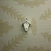 small silver bird box charm