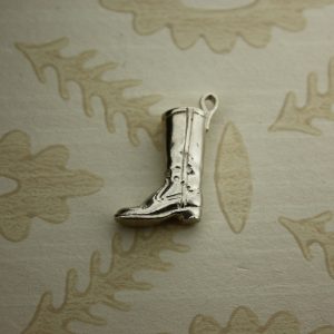 silver boot charm