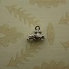 silver car charm