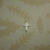 small silver cross charm