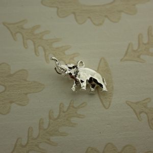 silver elephant charm