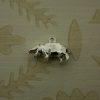silver hippo charm