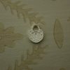 small silver padlock charm