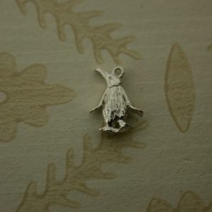 silver penguin charm