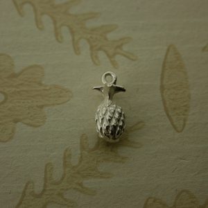 silver pineapple charm