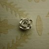 sterling silver rose charm