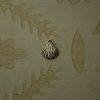 tiny silver scallop charm