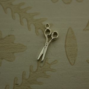 silver scissors charm