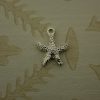 sterling silver starfish charm