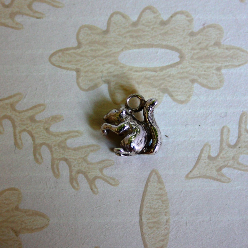 silver squirrel charm