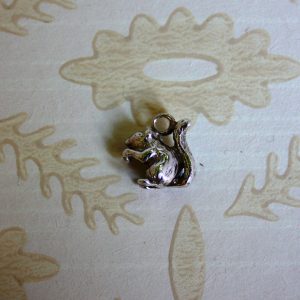 silver squirrel charm