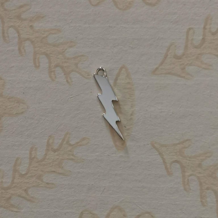 Small lightening bolt charm